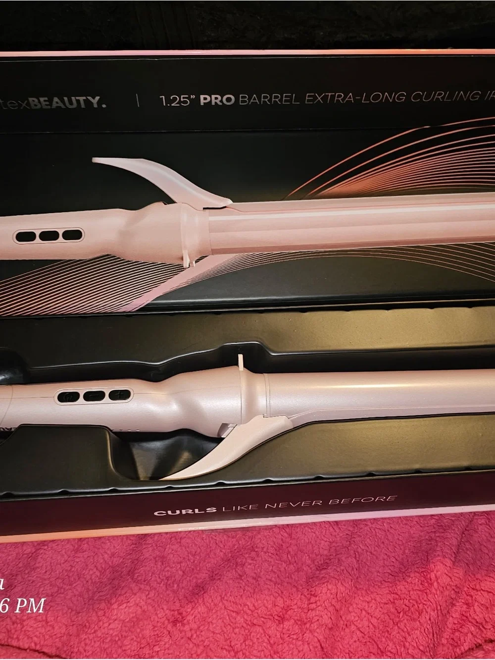 Cortex Beauty Pink Curling Iron - Extended Barrel